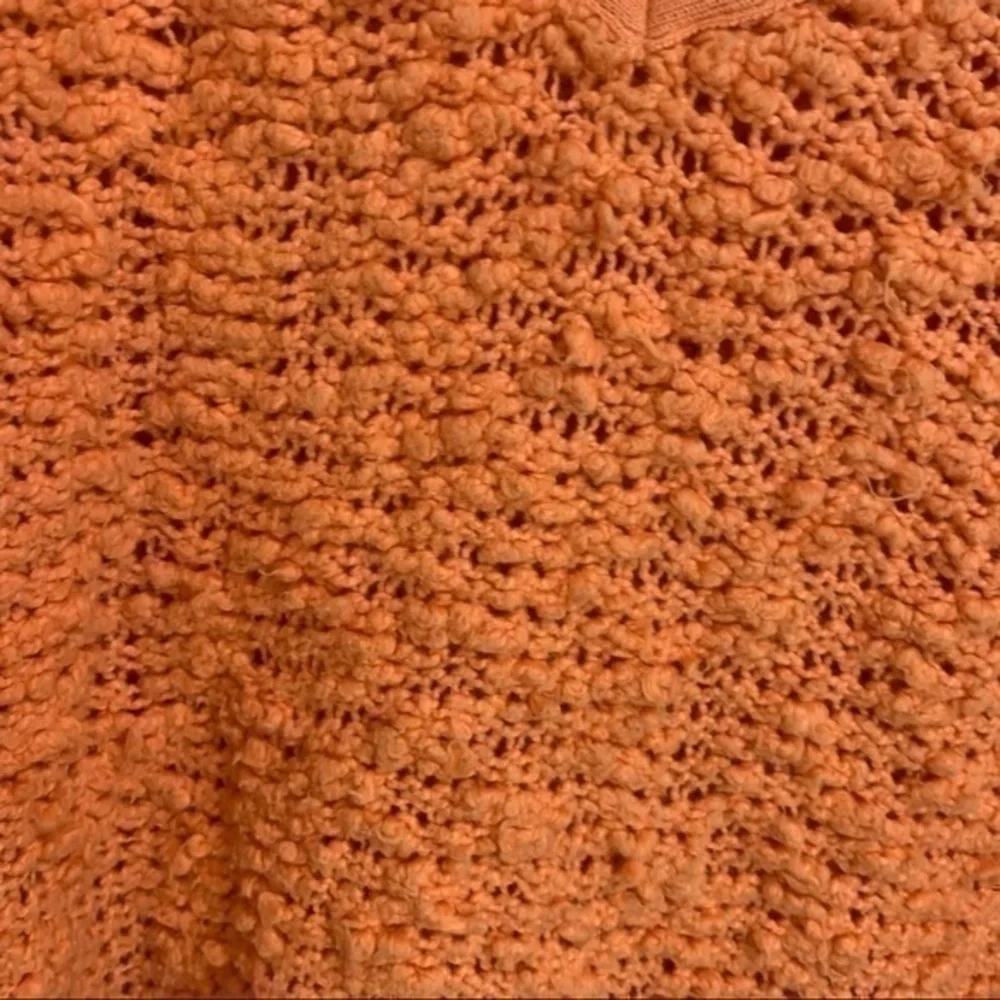 Free People V-neck popcorn sweater